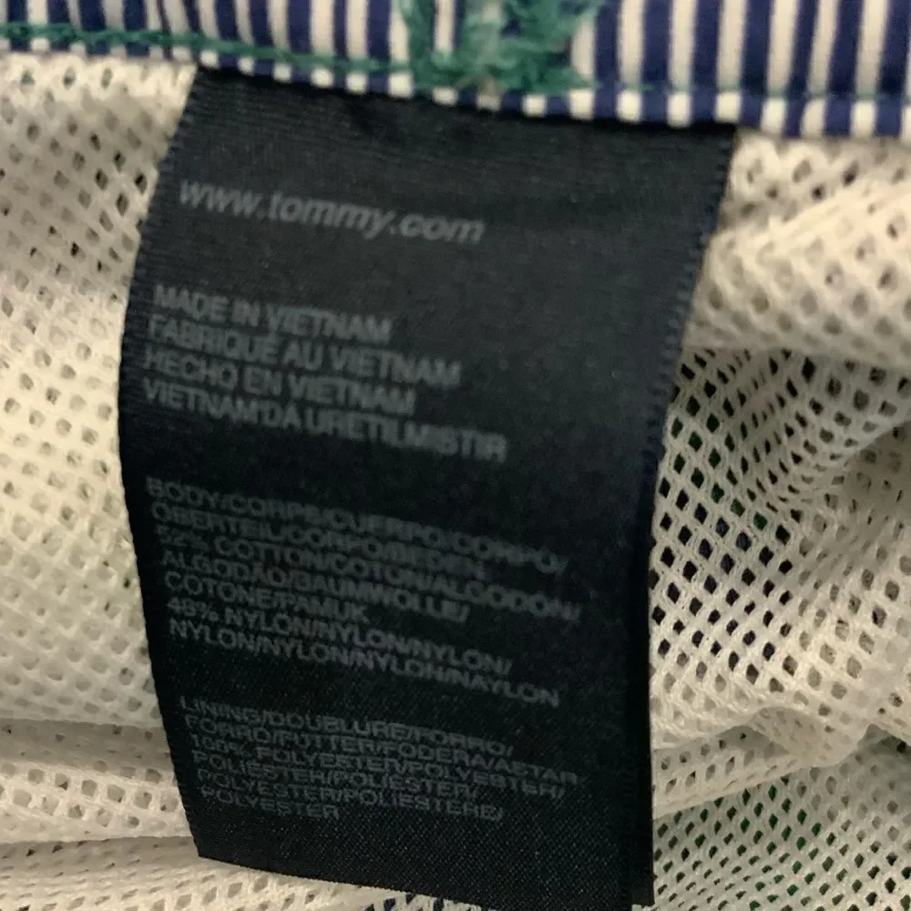 Tommy Hilfiger Plaid Board Swim Trunks Medium